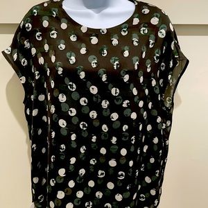 MM LaFleur Cap Sleeve Shell M